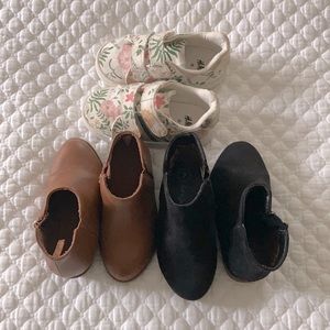 Toddler shoes and boots! Like new. Booties and Gucci knockoff sneakers.